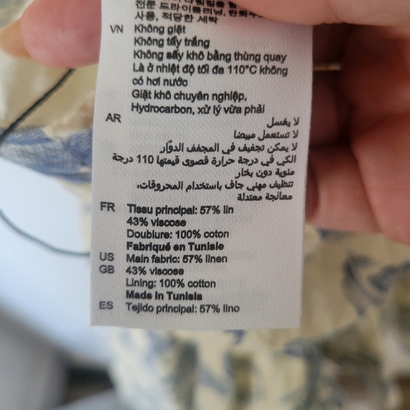 SANDRO Linen Blend Skirt - Picture 7 of 9